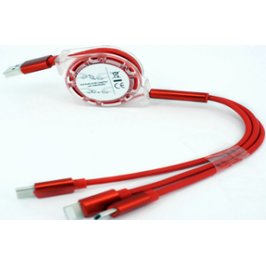 一拖三伸縮充電線KC-222